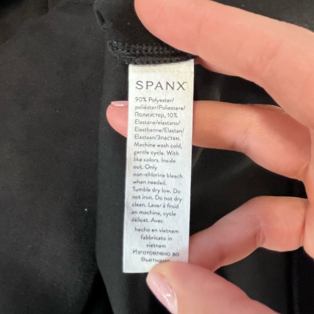 SPANX | Faux Suede Column Dress Black Size M‎ - Picture 10 of 10